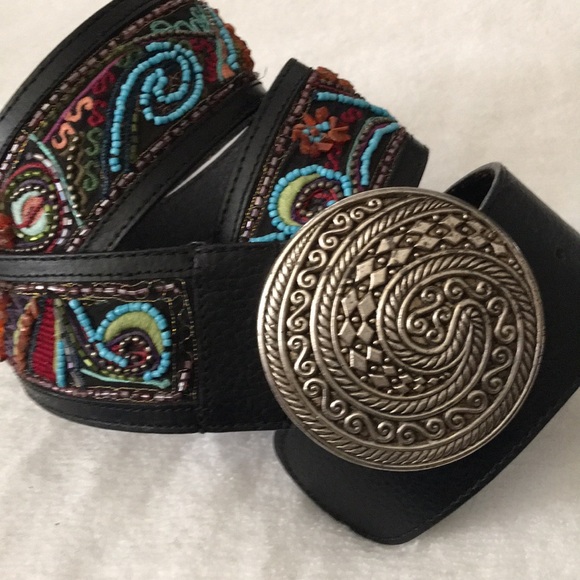 ??Sale??Jeweled Blinged Out Southwestern belt by Chicos main image 5